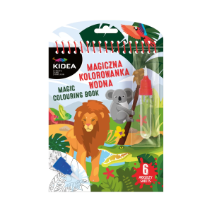 Kolorowanka wodna magiczna Safari Kidea