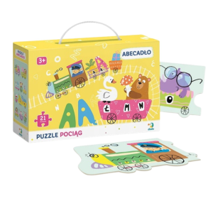 DODO Puzzle Pociąg Abecadło (polska wersja) 21 el