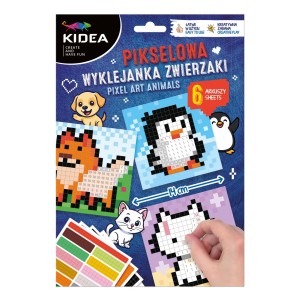 Wyklejanka pikselowa Zwierzaki Kidea