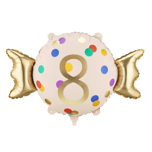 Balon foliowy 61x37cm Cukierek 8 PartyDeco