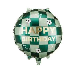 Balon foliowy 35x35 Happy Birthday piłki PartyDeco