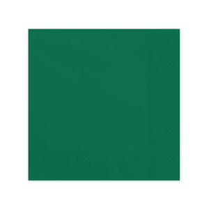 Serwetki 33x33cm zielony ciemny PartyDeco