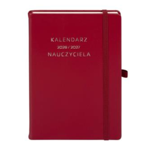Kalendarz Nauczyciela 2026/2027 A5 bordowy