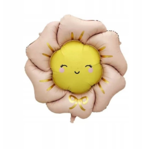 Balon foliowy 101x103cm Kwiatek z uśmiechem