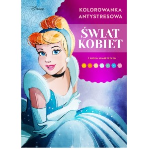 Kolorowanka antystresowa Świat Kobiet Disney
