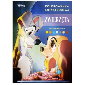 Kolorowanka antystresowa Zwierzęta Disney