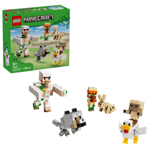 LEGO Minecraft 21592 Atak kurzego jeźdźca na pu