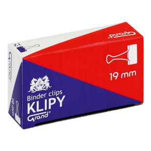 Klip metalowy 19mm 12szt 