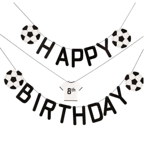 Girlanda Happy Birthday Piłka nożna wymienna