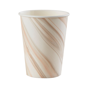 Kubki papierowe 8szt 250ml Marble Marmurek GingerRay