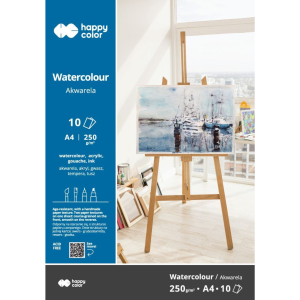 Blok A4 akwarelowy ART 250g Happy Color
