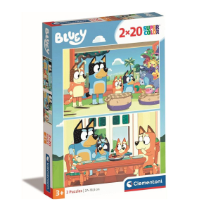 Puzzle 2x20el Bluey Clementoni