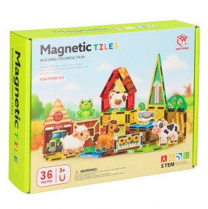 Klocki magnetyczne Farma 36el Mega Creative