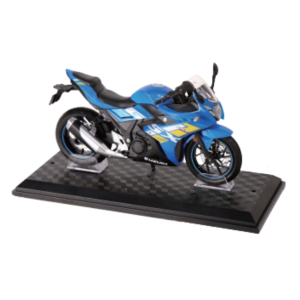 HUAYI Model motocykla 1/12 Suzuki GSX250R niebieski