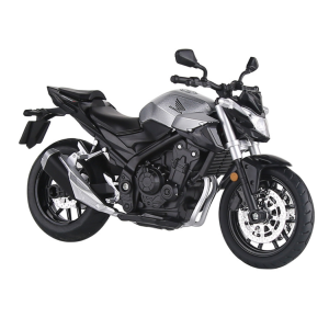 HUAYI Model motocykla 1/12 Honda CB400F srebrny