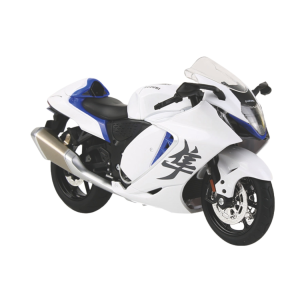 HUAYI Model motocykla 1/12 Suzuki Hayabusa Biały