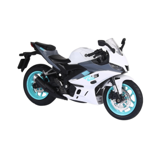 HUAYI Model motocykla 1/12 Yamaha R3 Biały