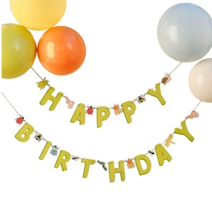 Girlanda Happy Birthday Bugs Owady GingerRay