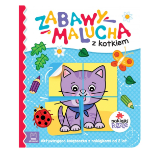 Aksjomat Książeczka Zabawy malucha z kotkiem z puzzlami