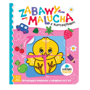 Aksjomat Książeczka Zabawy malucha z kurczątkiem z puzzlami