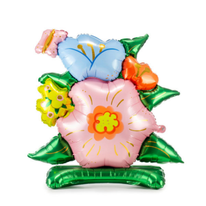 Balon foliowy stojący Kwiaty 100x116cm PartyDeco
