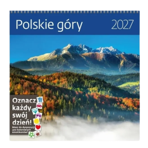 Kalendarz 2027 30x30 Polskie Góry Sztuka Rodzin