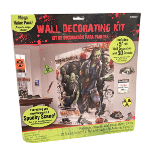 Dekoracja na ścianę Zombie Apocalypse Amscan