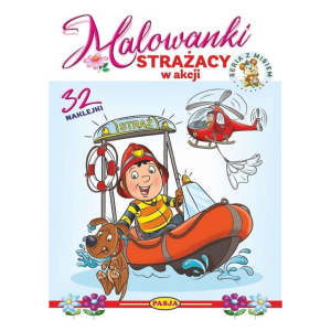 Anpex Malowanki 32 naklejki Strażacy w akcji
