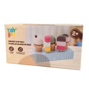 TOY LINO Lody na stojaku 5 el drewno