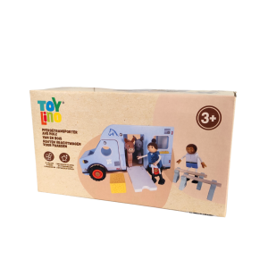 TOY LINO Auto do przewozu koni drewno