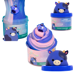 SQUISHMALLOWS Słoiczki Slime niebieski