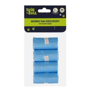 Worki na odchody 80szt 4 rol 10x18 TRIK&ROLL