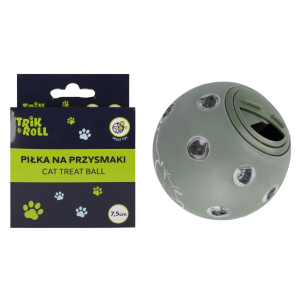 Zabawka dla kota piłka smaczek 7,5cm TRIK&ROLL