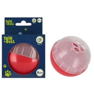 Zabawka dla kota piłka smaczek 8cm TRIK&ROLL