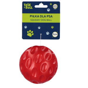 Zabawka dla psa piłka dzwie cze 9cm TRIK&ROLL