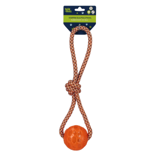 Zabawka dla psa Szarpak piłka 36cm pom TRIK&ROLL