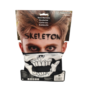 Ocieplacz na szyję Szkieletor Halloween Skeleton Chusta