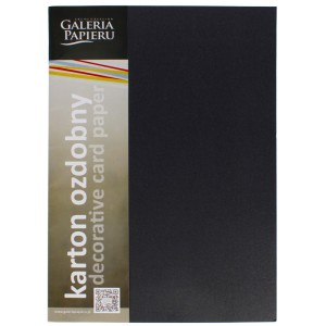 Papier wizytówkowy Millenium czarny 250g Argo