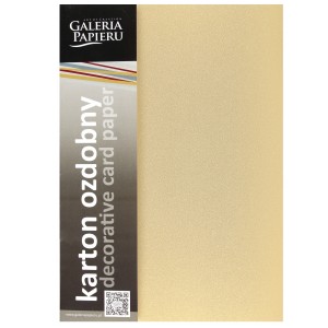Papier wizytówkowy Millenium Złoty 250g 20szt