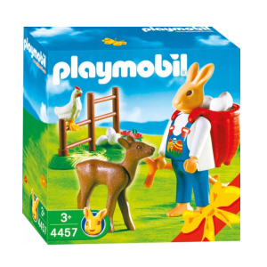 PLAYMOBIL Wielkanoc Zajączek z sarenką 4457 13 el