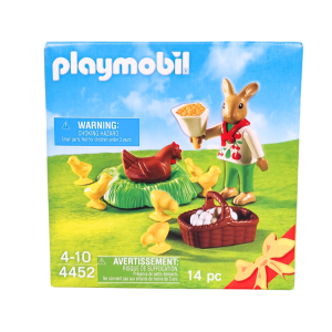 PLAYMOBIL Wielkanoc Zajączek z kurkami 4452 14 el