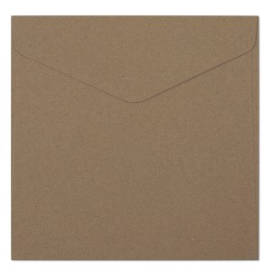 Koperta 160x160 10szt 120g Kraft beżowy ciemny