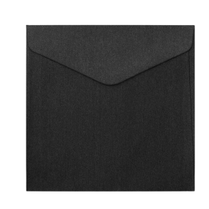 Koperta 160x160 10szt 150g Pearl czarny