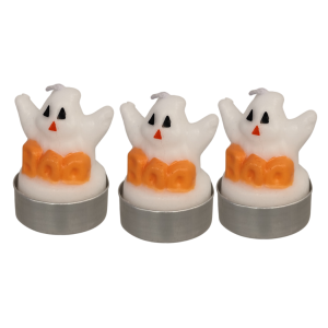 Świeczka Uśmiechnięty Duszek Boo 3szt Halloween