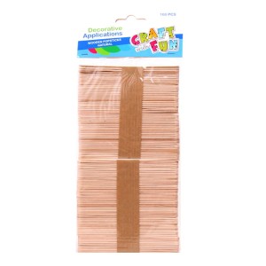 Patyczki kreatywne drewniane - 100 szt.
