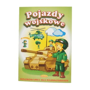 Kolorowanka Pojazdy wojskowe 