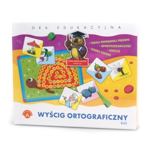 Gra z serii Sowa Mądra Głowa"Wyścig Ortograficzny"Big
