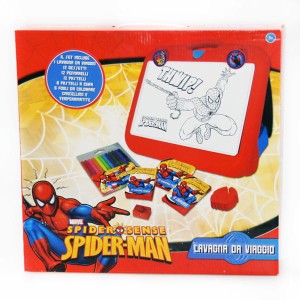 Tablica podróżna na klips i na kredę w walizce "Spider-Man"