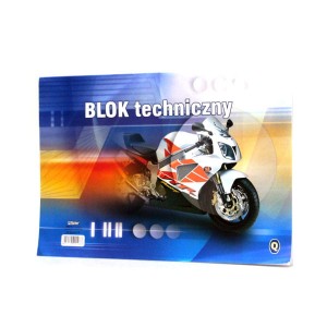 Blok techniczny biały A3 10 kartek