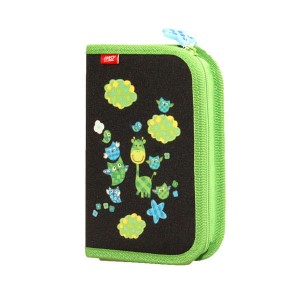 Piórnik pojedynczy 2 klapowy bez wyposażenia zwierzątka